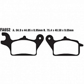 Колодки тормозные EBC SFA652 