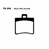 Колодки тормозные EBC SFAC298