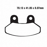 Колодки тормозные EBC SFAC306 