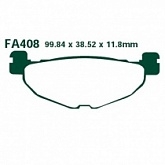 Колодки тормозные EBC SFAC408 