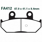 Колодки тормозные EBC SFAC412 