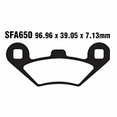 Колодки тормозные EBC SFAC650