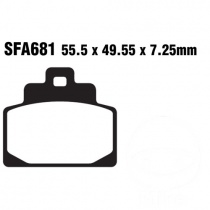 Колодки тормозные EBC SFAC681