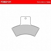 Колодки тормозные Ferodo FDB2121SG