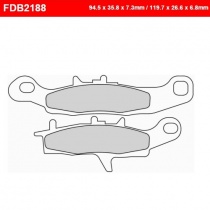 Колодки тормозные Ferodo FDB2188SG