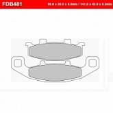Колодки тормозные Ferodo FDB481P