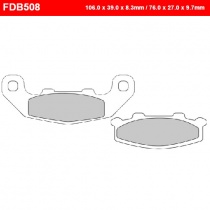 Колодки тормозные Ferodo FDB508P