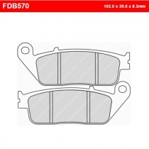 Колодки тормозные Ferodo FDB570ST