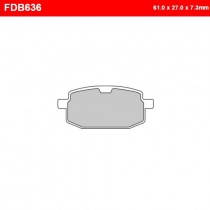 Колодки тормозные Ferodo FDB636P