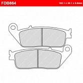 Колодки тормозные Ferodo FDB664P