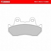 Колодки тормозные Ferodo FDB665P