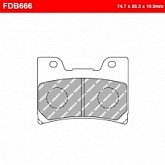 Колодки тормозные Ferodo FDB666P