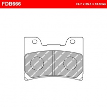 Колодки тормозные Ferodo FDB666P