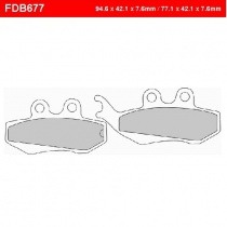 Колодки тормозные Ferodo FDB677EF