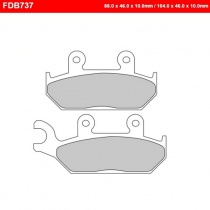 Колодки тормозные Ferodo FDB737P