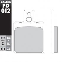 Колодки тормозные Galfer FD012G1050