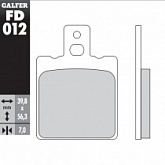Колодки тормозные Galfer FD012G1054