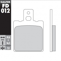 Колодки тормозные Galfer FD012G1054