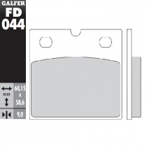 Колодки тормозные Galfer FD044G1054