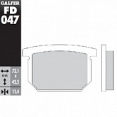 Колодки тормозные Galfer FD047G1054