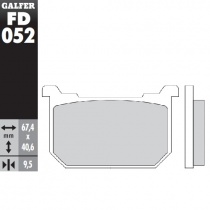 Колодки тормозные Galfer FD052G1651