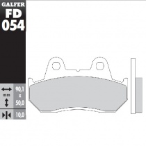 Колодки тормозные Galfer FD054G1651