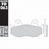 Колодки тормозные Galfer FD063G1050
