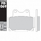 Колодки тормозные Galfer FD069G1054