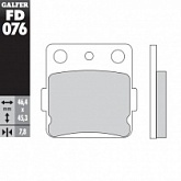 Колодки тормозные Galfer FD076G1397