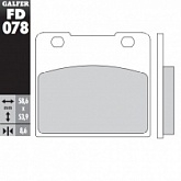 Колодки тормозные Galfer FD078G1054