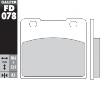 Колодки тормозные Galfer FD078G1054