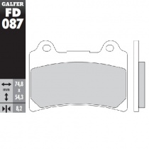 Колодки тормозные Galfer FD087G1370
