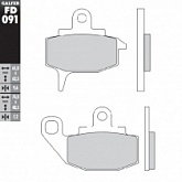 Колодки тормозные Galfer FD091G1054