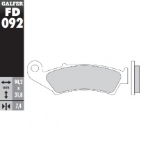Колодки тормозные Galfer FD092G1054