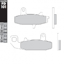 Колодки тормозные Galfer FD101G1054