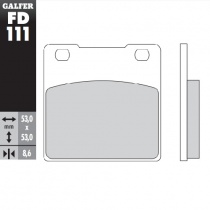 Колодки тормозные Galfer FD111G1054