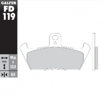 Колодки тормозные Galfer FD119G1054