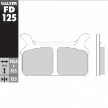 Колодки тормозные Galfer FD125G1054