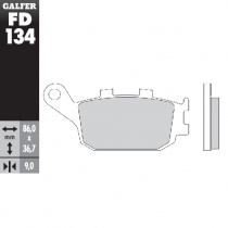 Колодки тормозные Galfer FD134G1371
