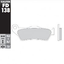 Колодки тормозные Galfer FD138G1370