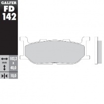 Колодки тормозные Galfer FD142G1370