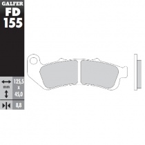 Колодки тормозные Galfer FD155G1651