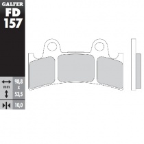 Колодки тормозные Galfer FD157G1054