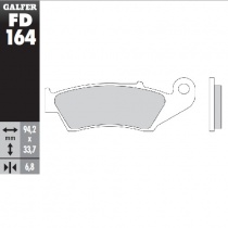 Колодки тормозные Galfer FD164G1396