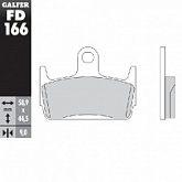 Колодки тормозные Galfer FD166G1054