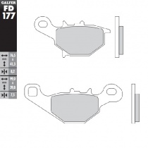 Колодки тормозные Galfer FD177G1054