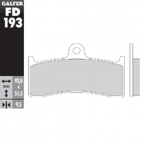 Колодки тормозные Galfer FD193G1054
