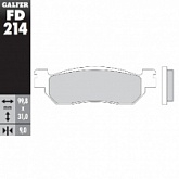 Колодки тормозные Galfer FD214G1054