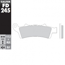 Колодки тормозные Galfer FD245G1380