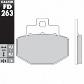 Колодки тормозные Galfer FD263G1054